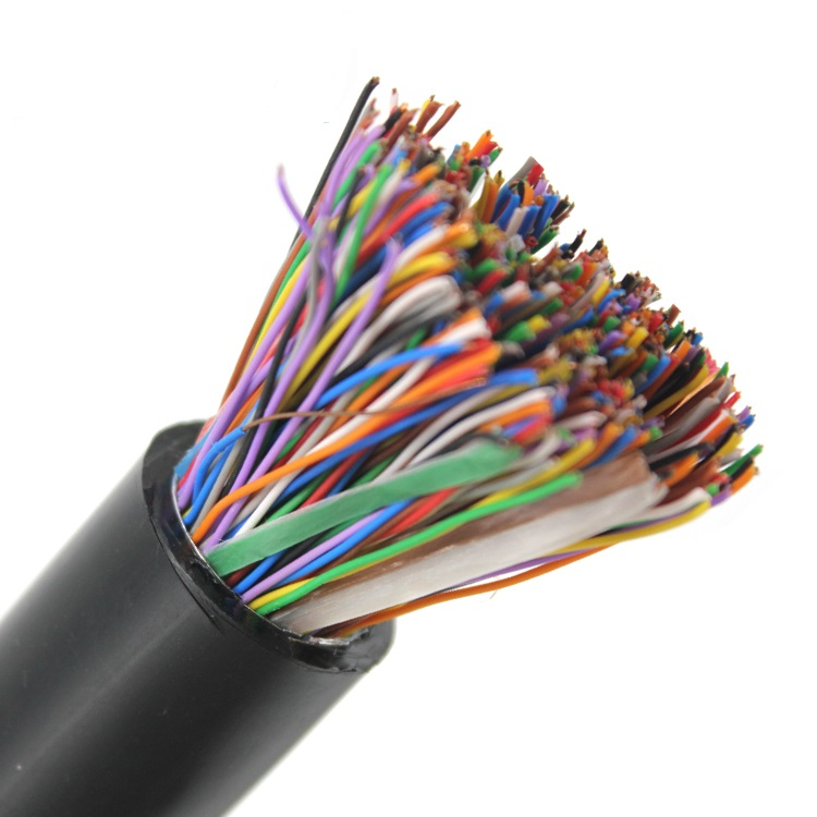 Indoor Telephone Flat Cables Types 30 Pair Cat.3 Outdoor Aerial Cable For Telephone Cell Phone Telecommunication Cable