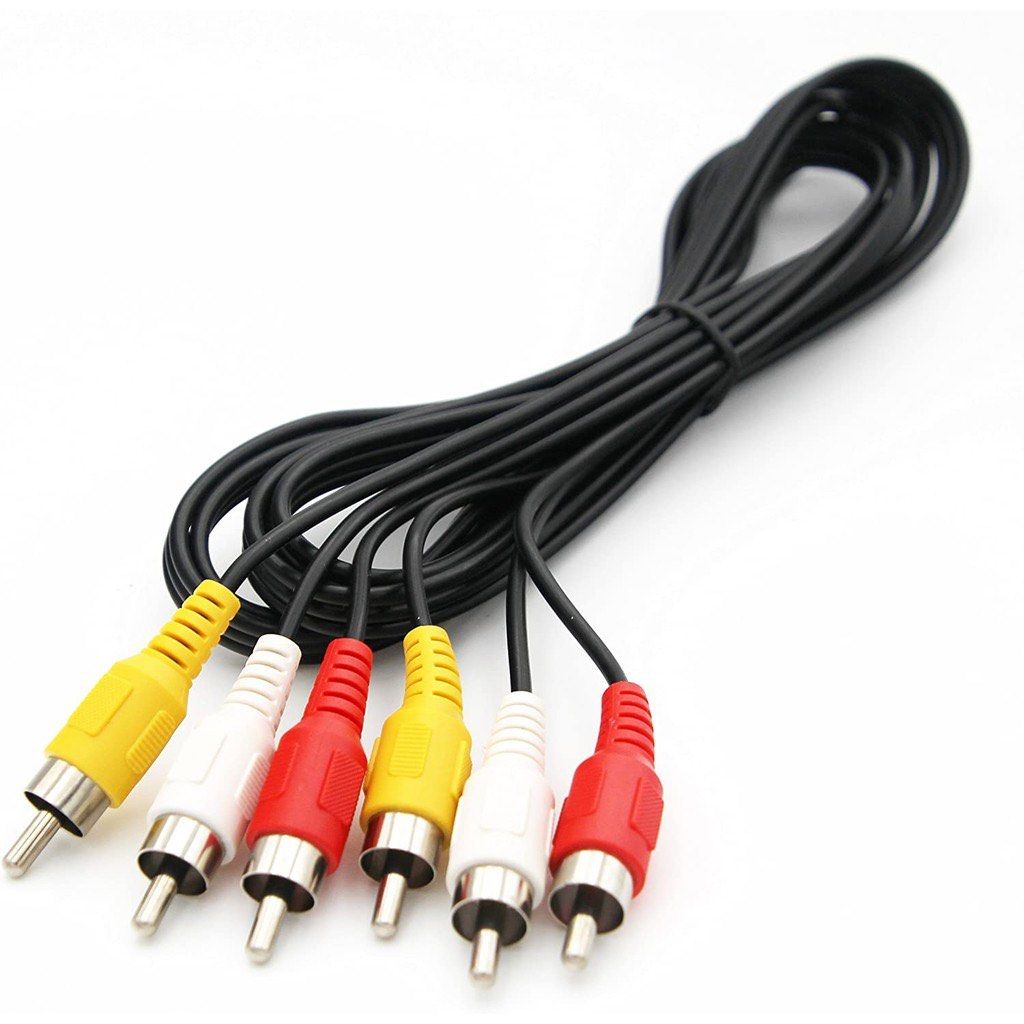 RCA Audio/Video Cable - AV cable - Red Yellow White cable 1.5 Meters